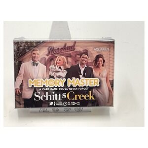 Aquarius Schitt's Creek Memory Master Card Game New‎ Factory Sealed 2021